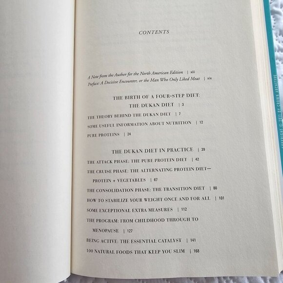 The Dukan Diet Hardcover Book By Dr. Pierre Dukan, Flaws - Picture 5 of 10